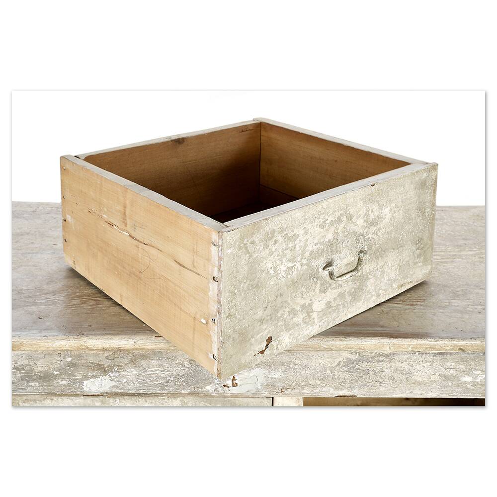 Large buffet in old patinated teak