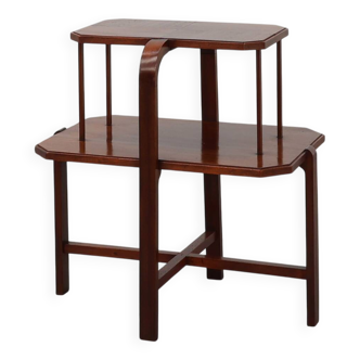Art Deco Two-Tier Side or Centre Table in Wood, France ca. 1920