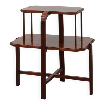 Art Deco Two-Tier Side or Centre Table in Wood, France ca. 1920
