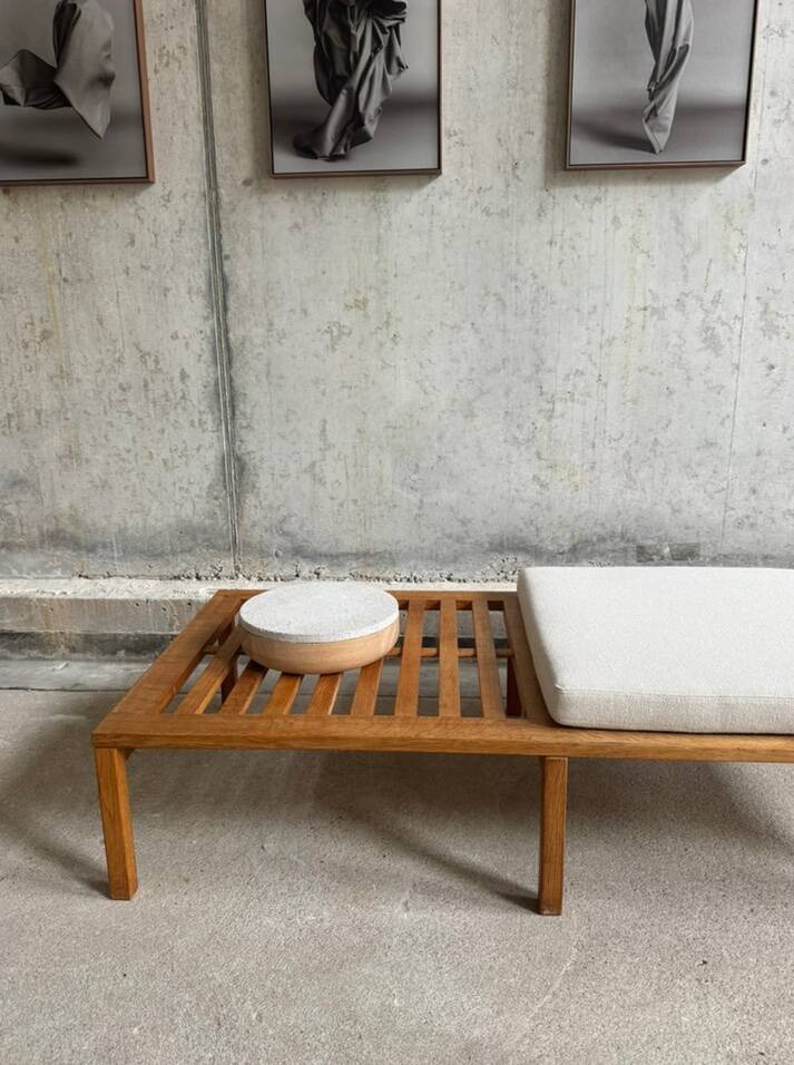 Early edition bench AT-18 by Hans J Wegner for Andreas Tuck