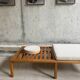 Early edition bench AT-18 by Hans J Wegner for Andreas Tuck