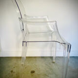 3 fauteuils Louis Ghost de Philippe Starck
