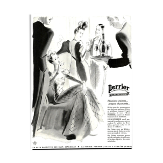 Vintage poster 30s Perrier