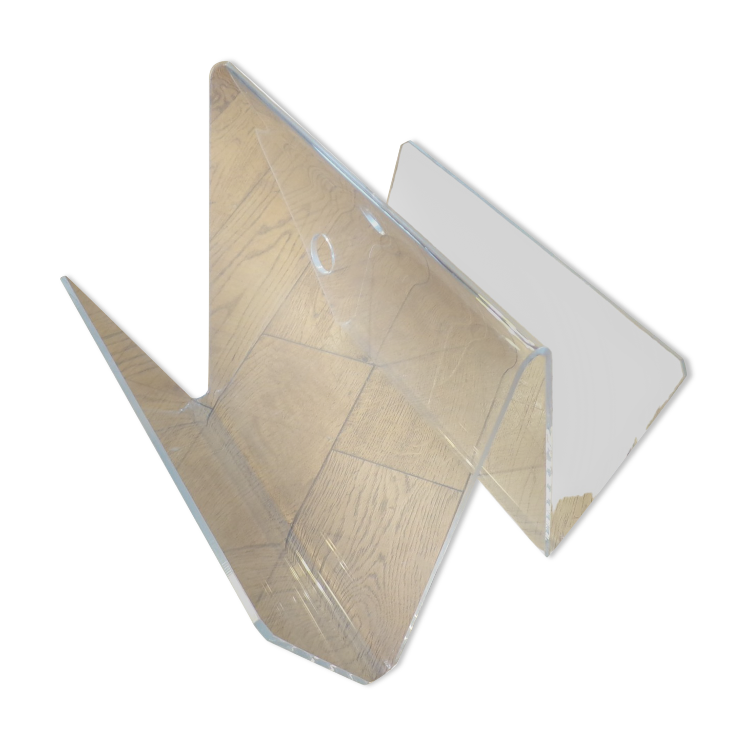 1980 plexiglass magazine holder