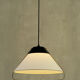 Suspension in lacquered metal and brass, france 1950