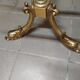 Table basse marbre et bronze