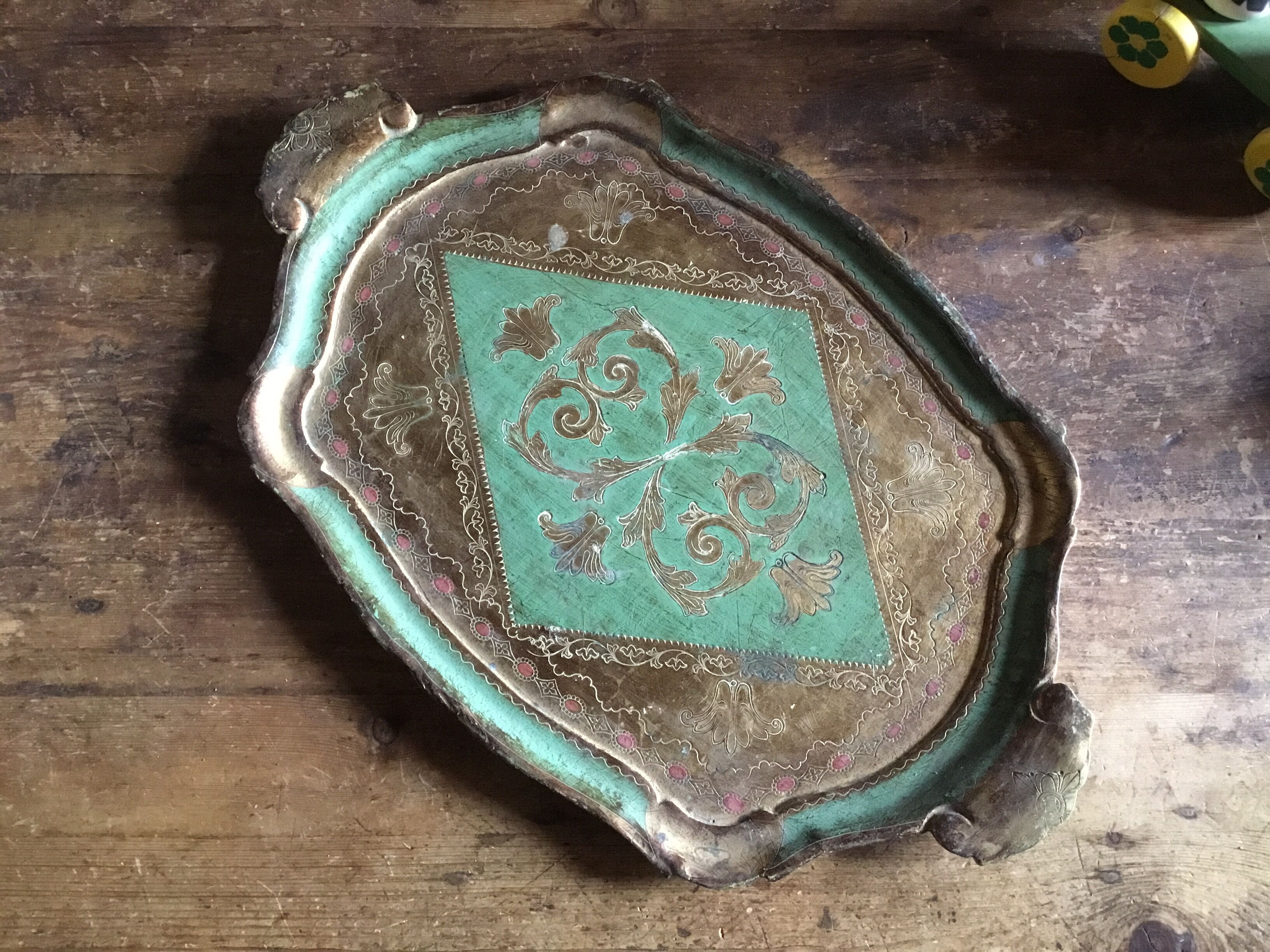 Vintage venetian tray