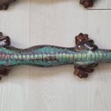 Pierrefonds wall salamander in glazed sandstone