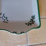 Cake dish, christmas decor