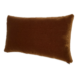 Plain cushion brown chocolate golden reflections