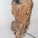 Portuguese handmade vine wood table lamp