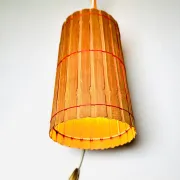Pine Veneer Wall Lamp By Krásná Jibza For Uluv Bratislava, Former Czechoslovakia, 1950S