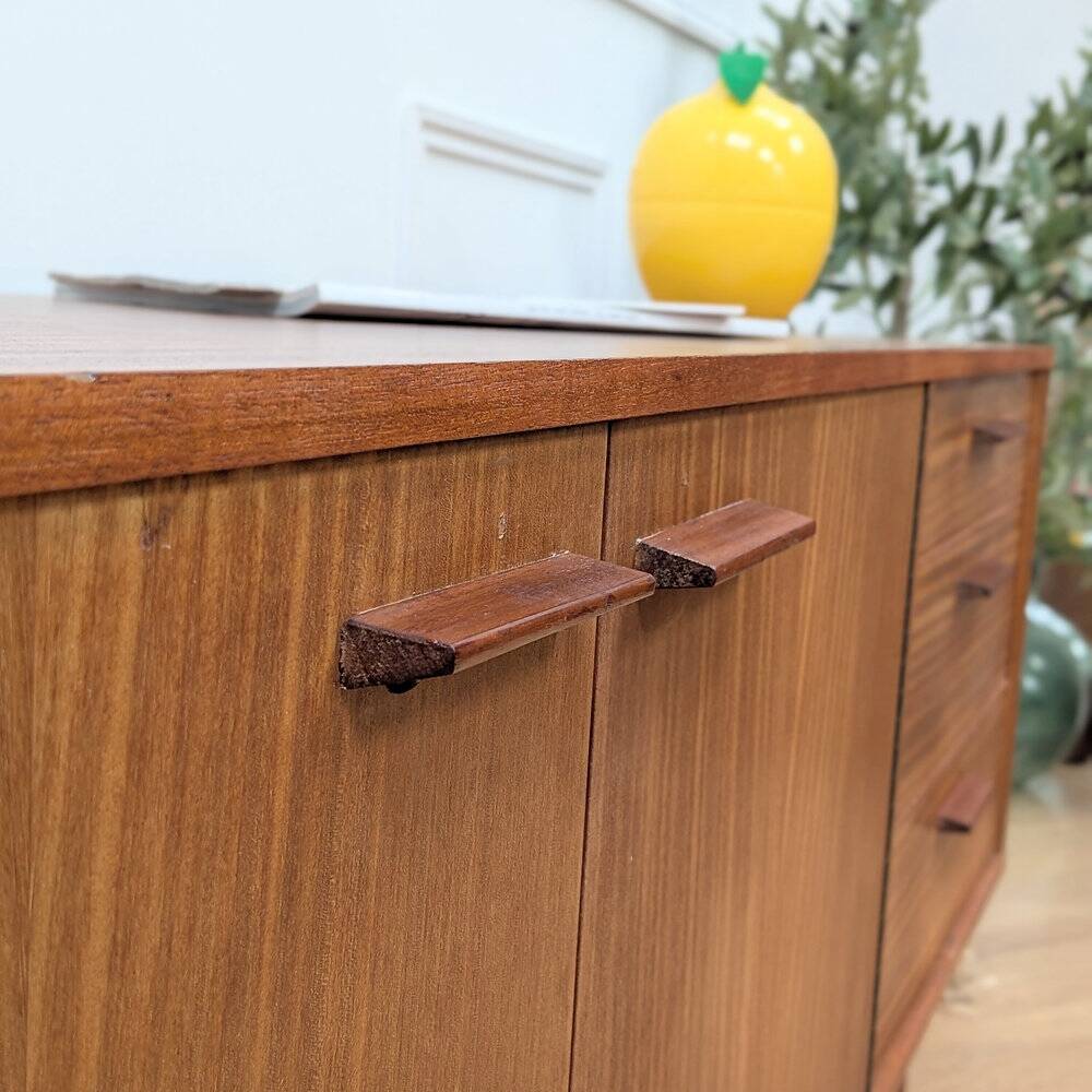 Danish vintage teak sideboard from the 1960s.