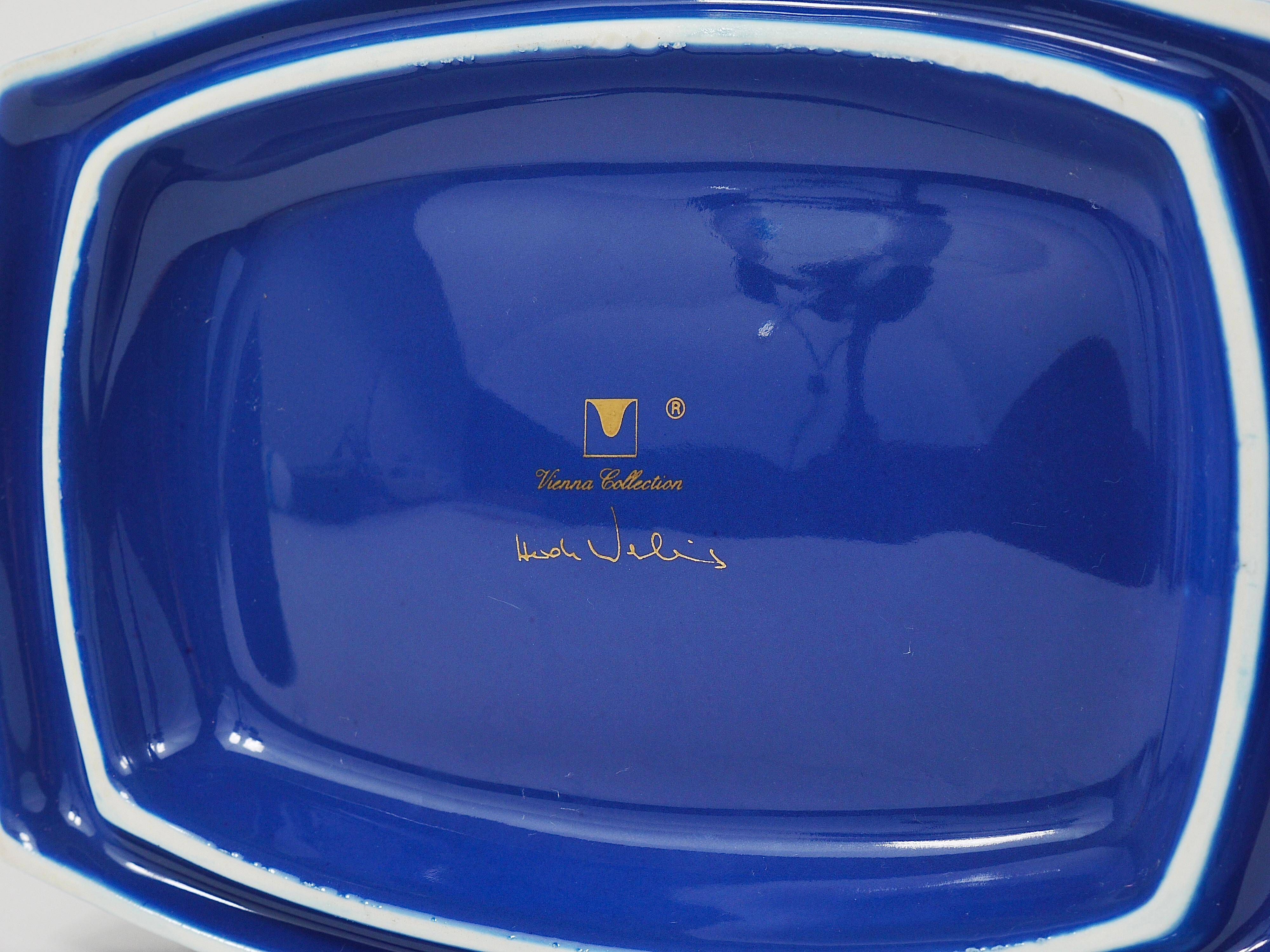 Heide Warlamis Vase Postmodern Grand Design Memphis, Vienna Collection, 1980s