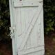 Small solid antique wooden shutter, 104cm high x 54cm wide