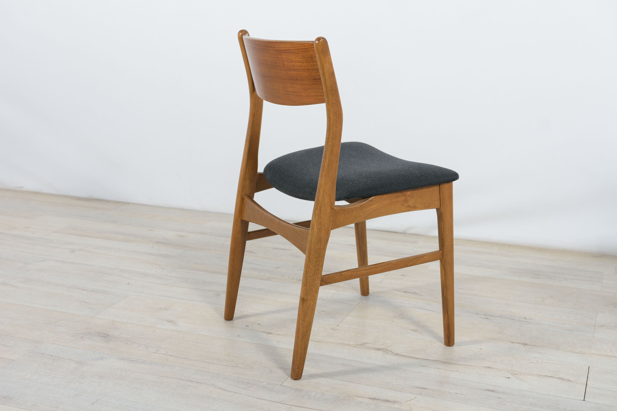 Mid-century teak dining chairs, 1960s, set of 4