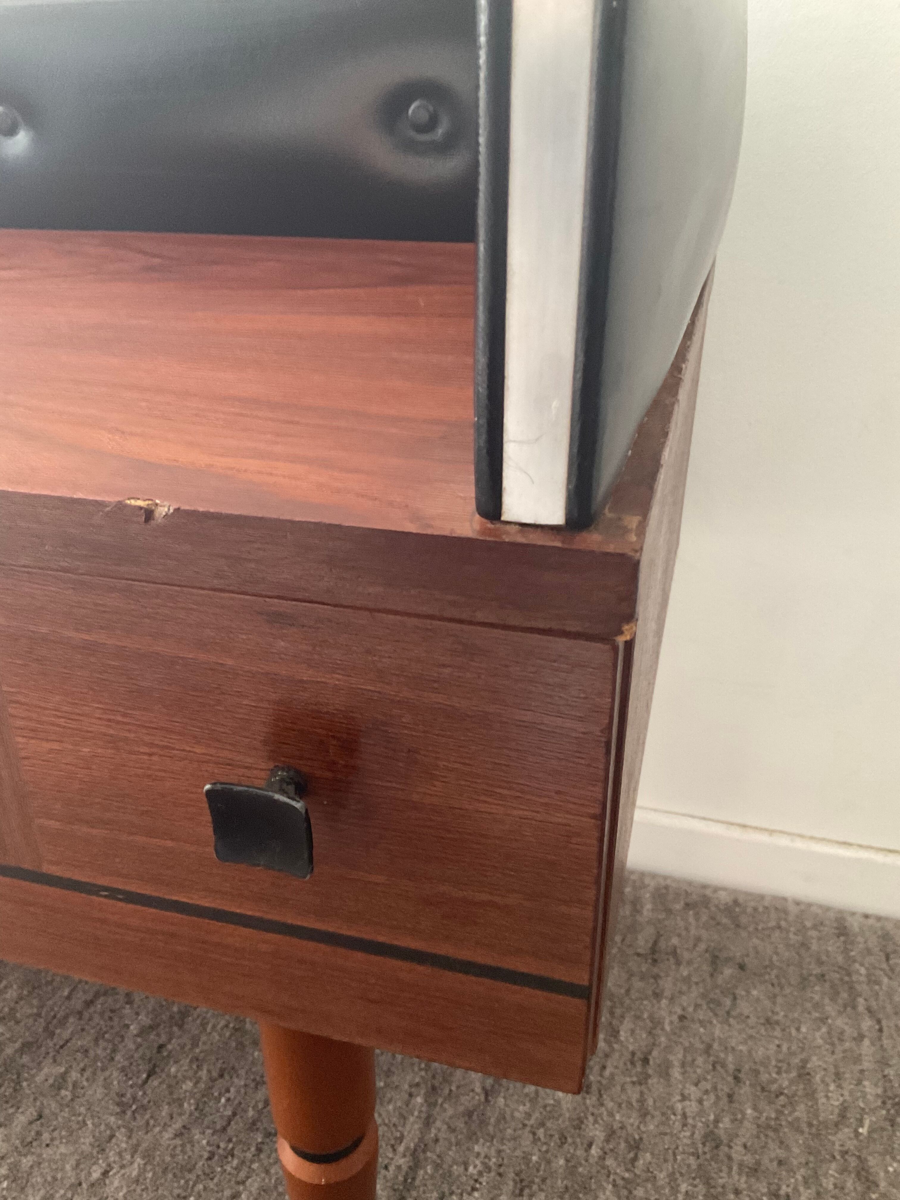 Enfilade teak TV cabinet from the 60s