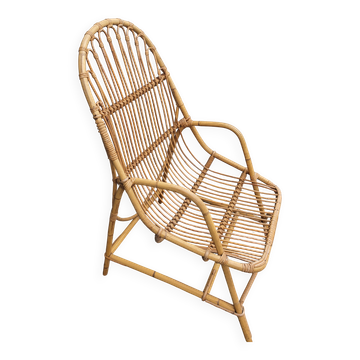 Rattan armchair