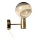 Appliques laiton et verre fumé  Model V149 - Hans-Agne Jakobsson