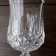 Crystal stemmed glasses