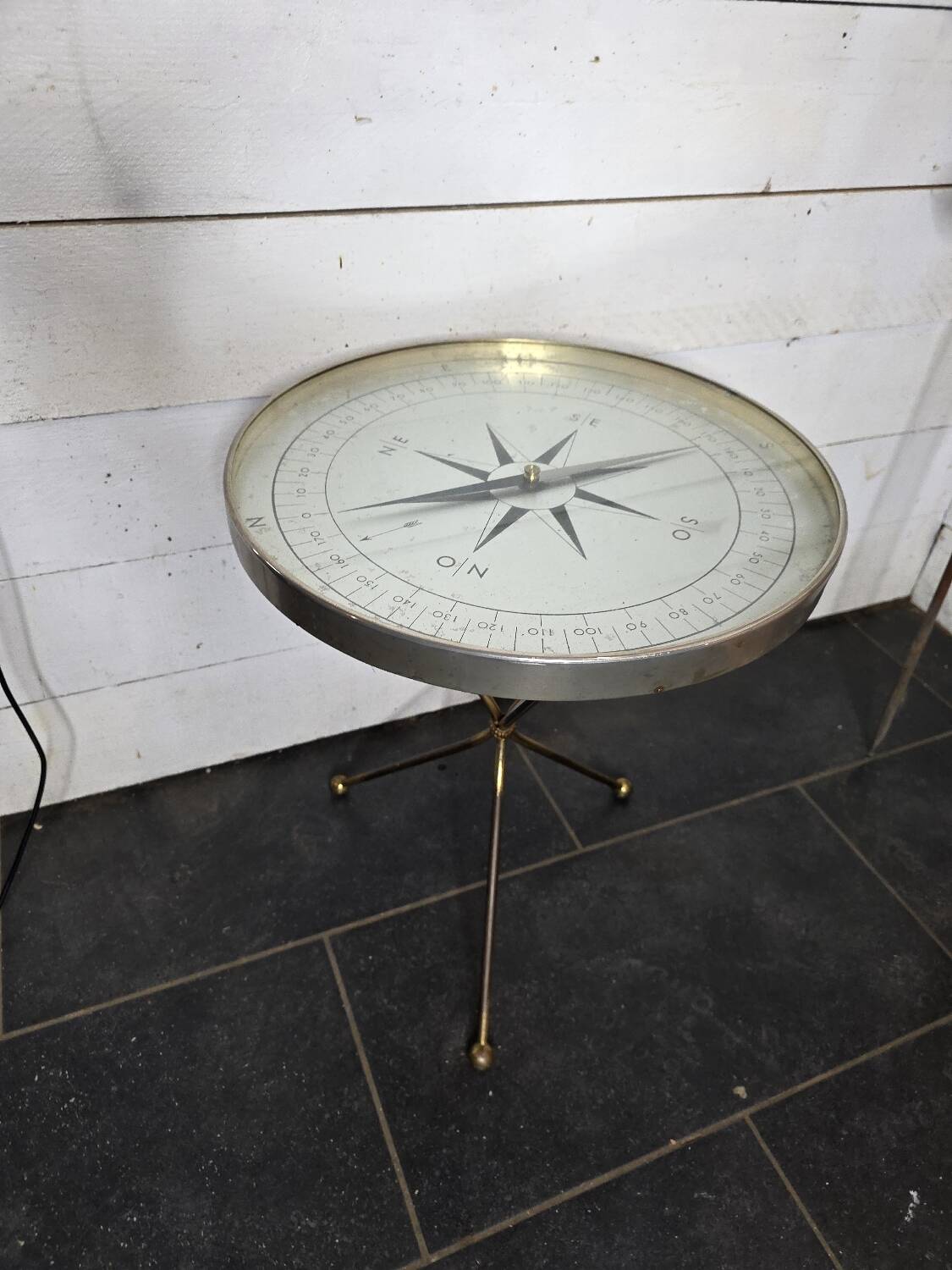 compass coffee table, 1960