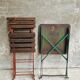 Antique bistro set folding garden set