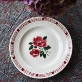 Large round earthenware dish Sarregemines - Saverne