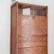 Scandinavian secretary desk - showcase chest of drawers