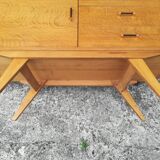 Chest of drawers buffet compass feet