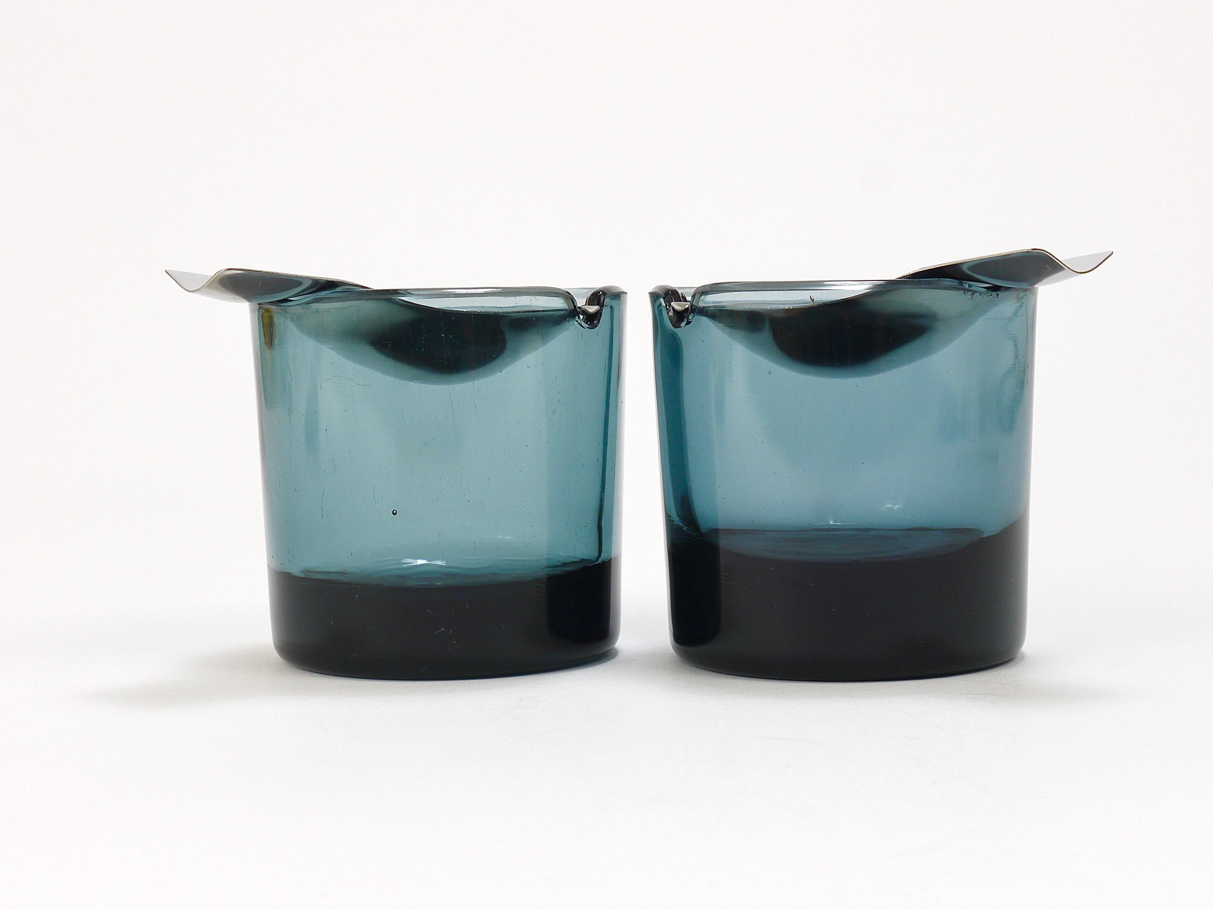Bauhaus Ashtray Tourmaline by Wilhelm Wagenfeld for WMF Germany, 1960s