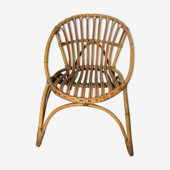 Children's rattan chair