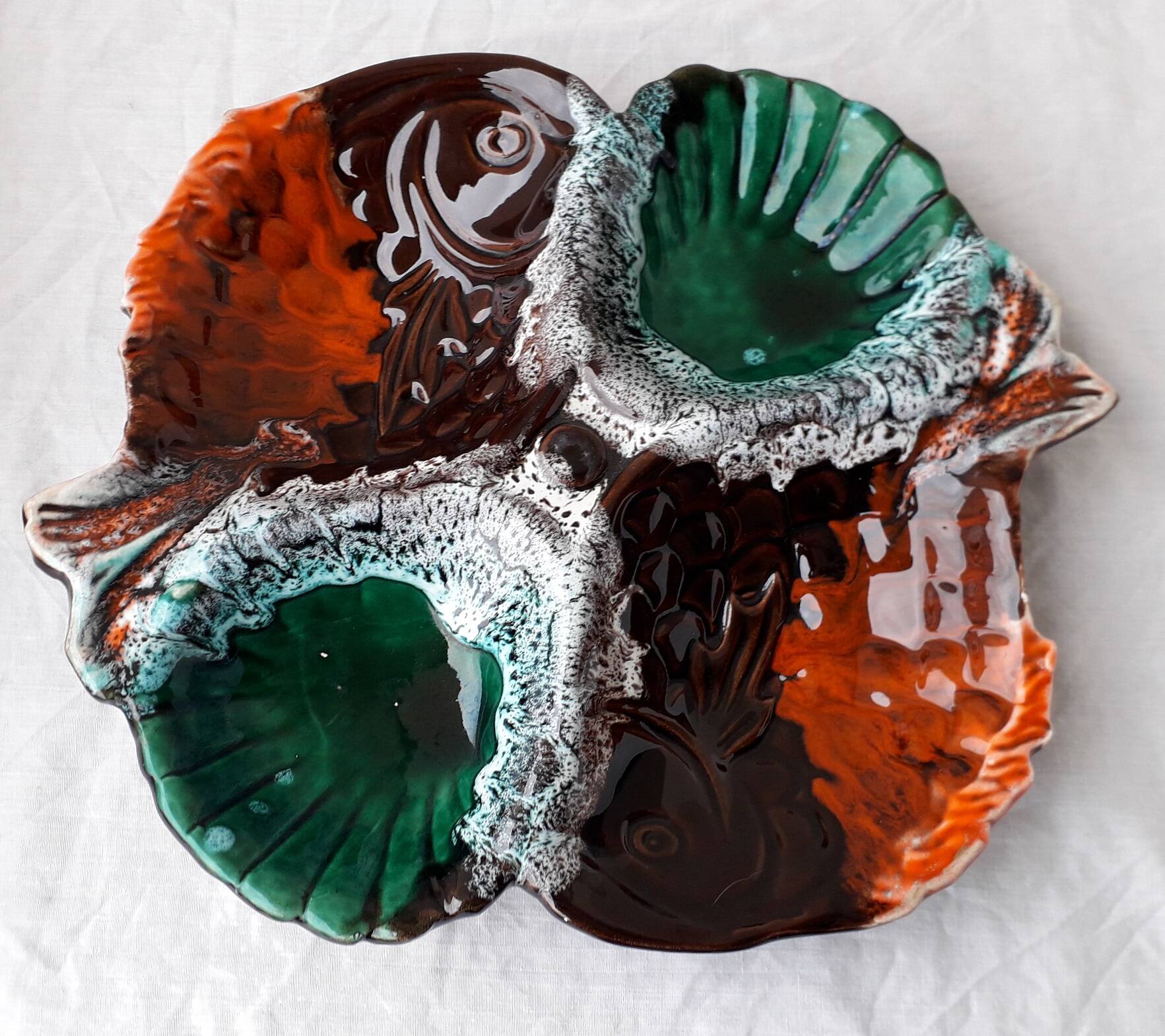 Ceramic serving platter