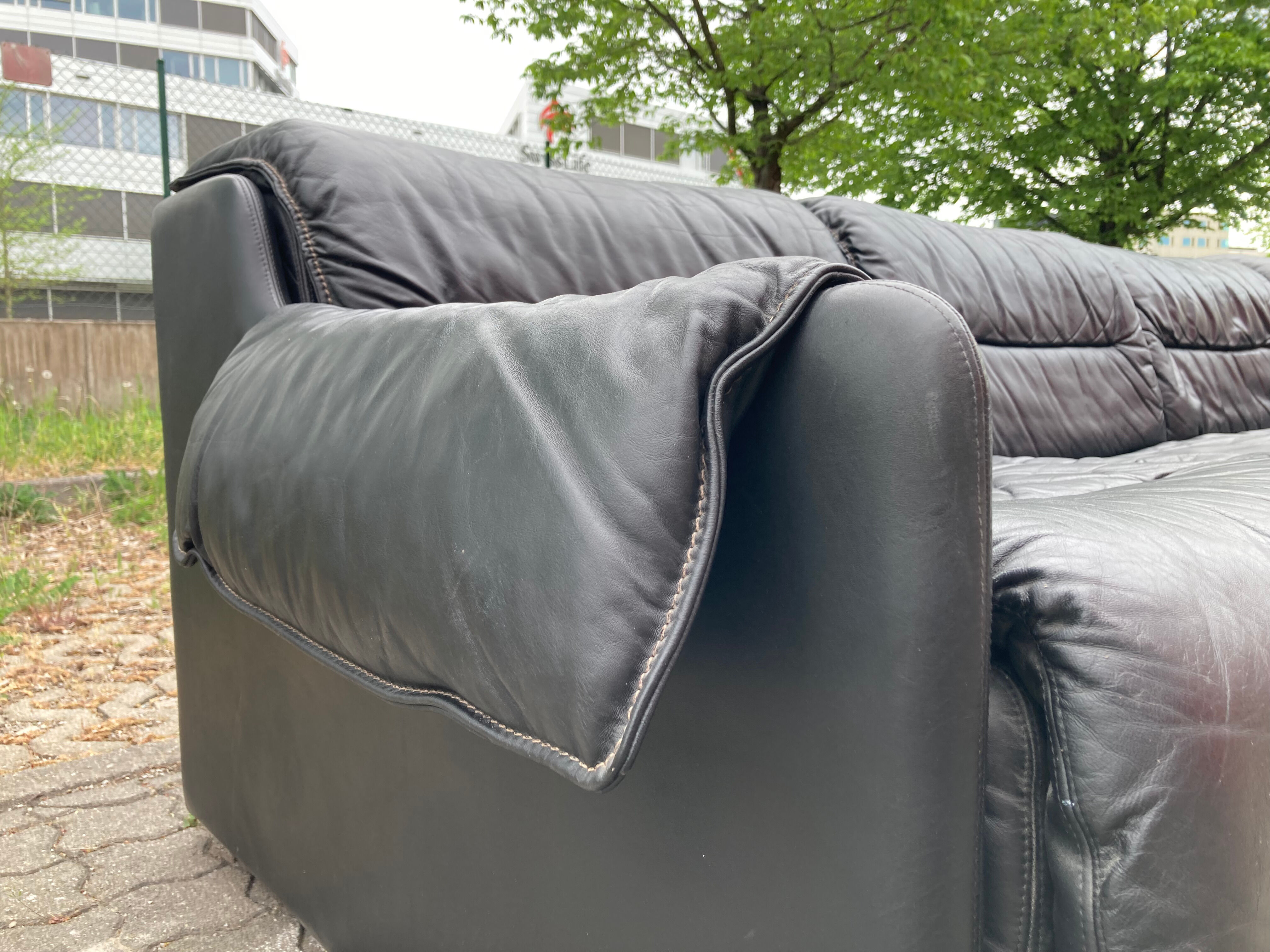 Dreipunkt International Modular Leather Sofa