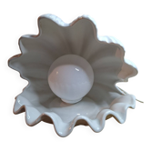 Lampe à poser vintage en forme de coquillage