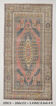 4x8 Pale Red Oriental Vintage Rug, 132x260Cm