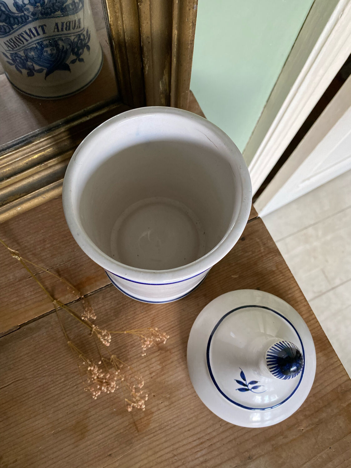 Pot de pharmacie apothicaire Rubia Tintoria