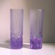 6 Italian Space Age Longdrink Glasses - Alexandrite 1970s