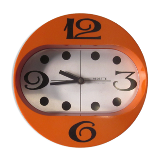 Vintage wall clock star