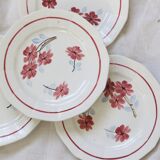 Dessert plates x 4, 1930, Céranord