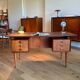 Bureau système biface scandinave vintage en teck "Søren"