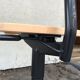 Martin Stoll office chair light wood on wheels