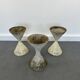3 planters design Anton Bee assisted by Guhl edition Eternit 1958