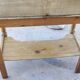 Toilet furniture marble top and pine base