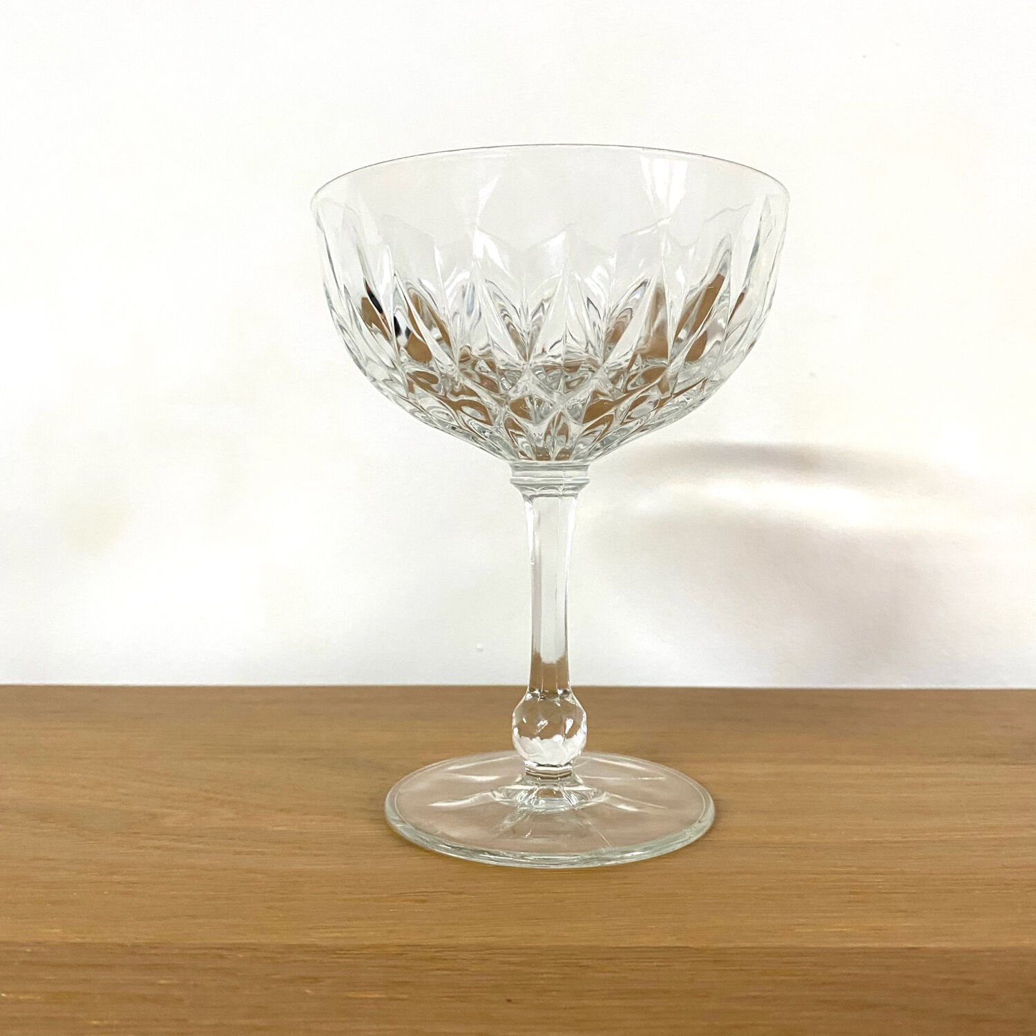 Coupes à champagne - Cristal - vintage