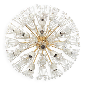 Star-shaped brass chandeliers by Emil Stejnar, Austria, 1960s