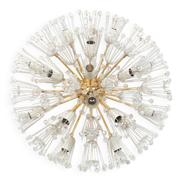 Lustre étoile en laiton par Emil Stejnar, Autriche, années 1960