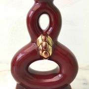 Candlestick ceramic art of bordeaux 1930