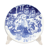Royal Copenhagen Christmas plate in blue porcelain 1999