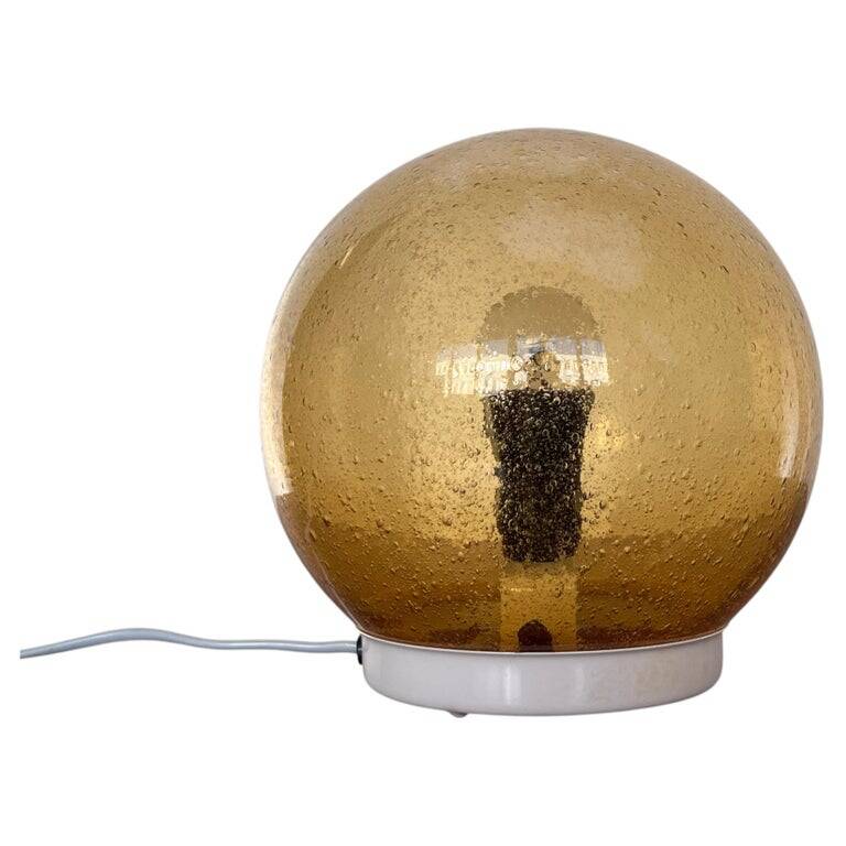 Design mid century artglass Table Lamp, 1980s - Czechoslovakia