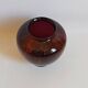 Carmine red blown glass vase 1950s